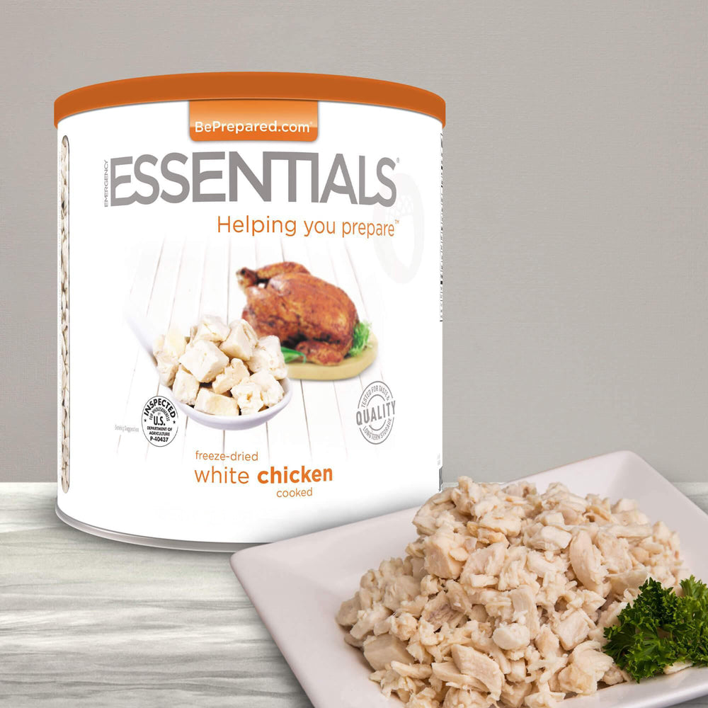 Freeze-Dried Cooked White Chicken Large #10 Can